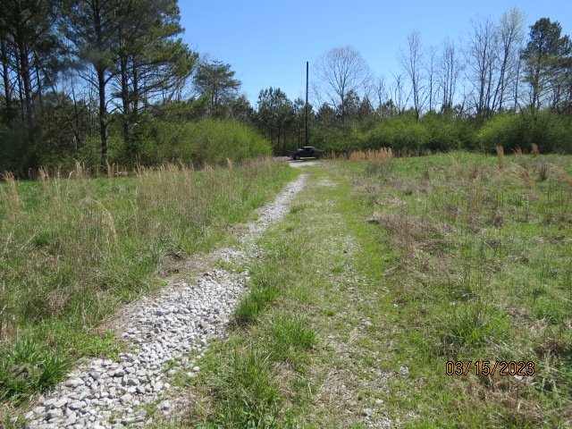 An adjoining landowner crosses the property for about 200 feet  on this trail