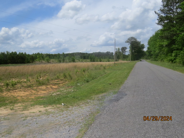 About 1,500 of frontage on this paved road